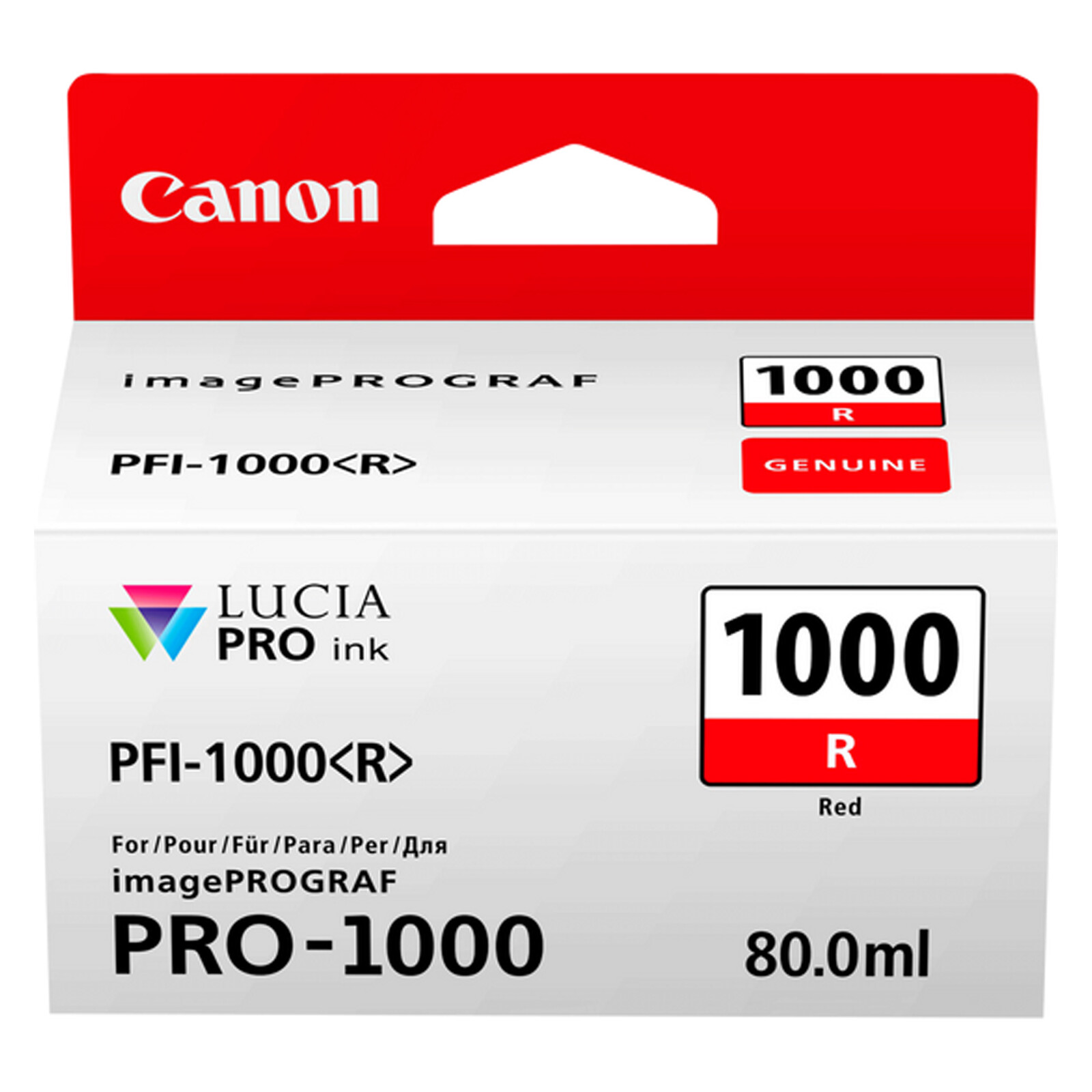 Canon PFI1000R red imagePrograf Pro 1000