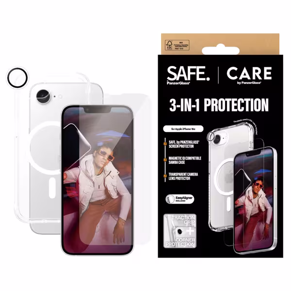 CARE by PanzerGlass Fashion 3-in-1 Bundle Apple iPhone 16e