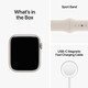 Apple Watch S8 Cellular Alu 45mm Sportband sternenlicht