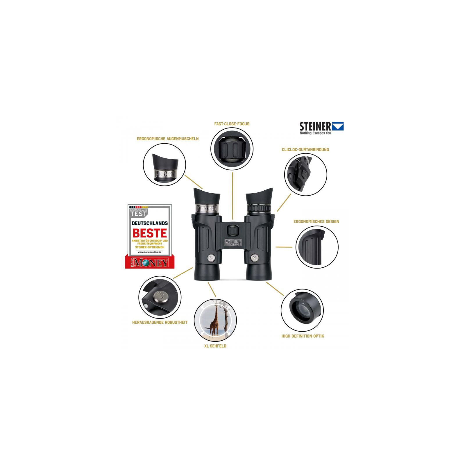 Steiner Wildlife 10,5x28 Fernglas
