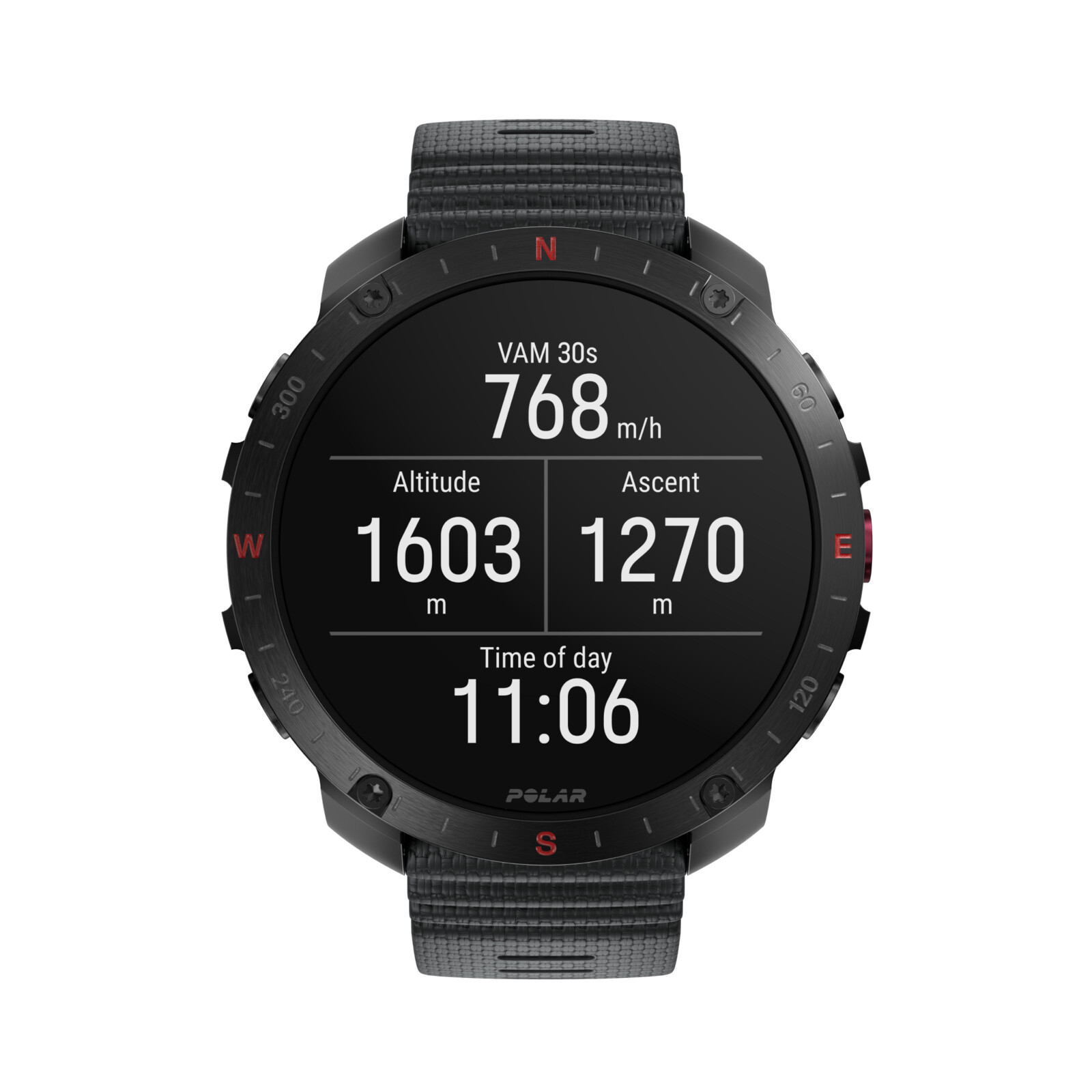 Polar Grit X2 Pro Hook-Loop schwarz