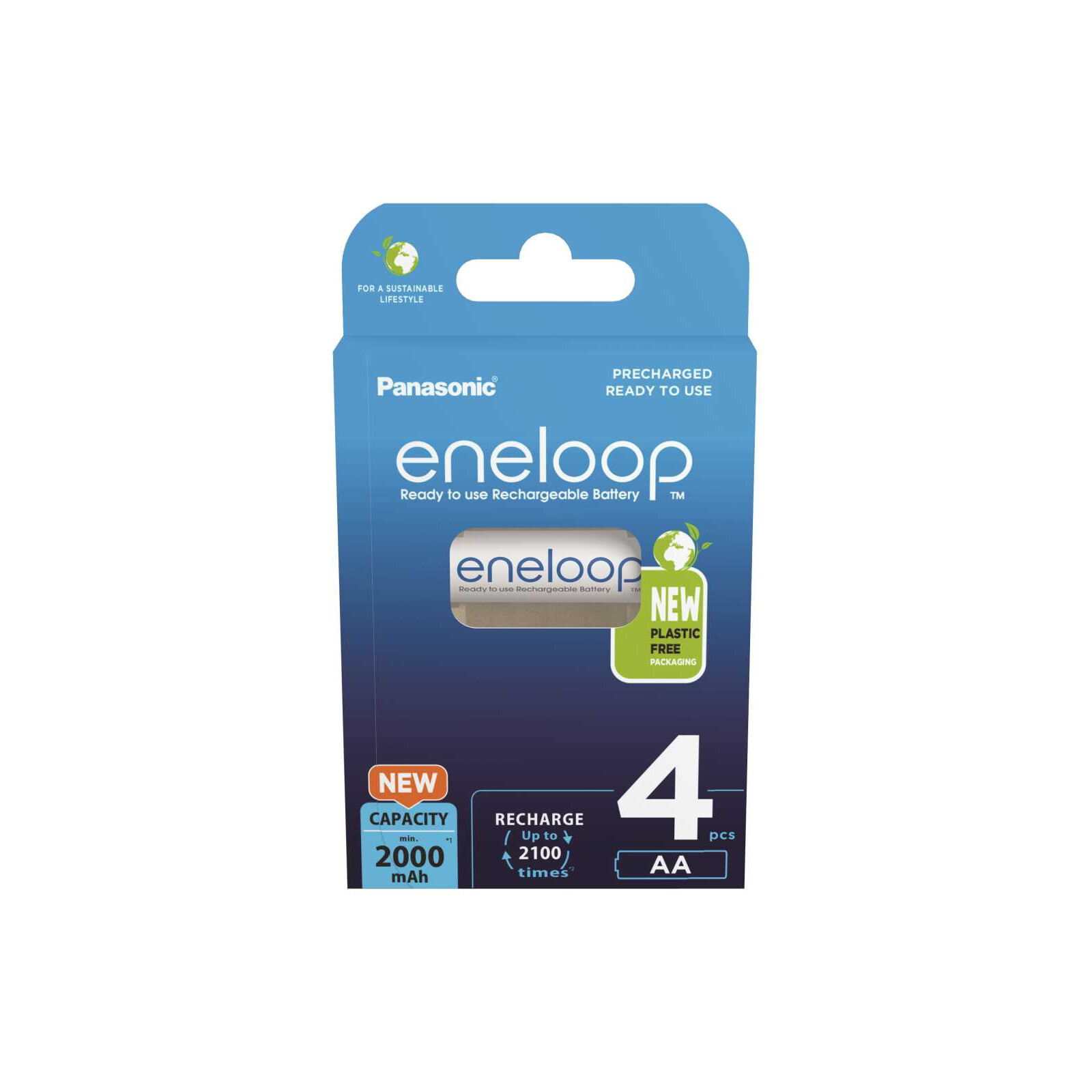 Eneloop AA 2000mAh 4er Blister 
