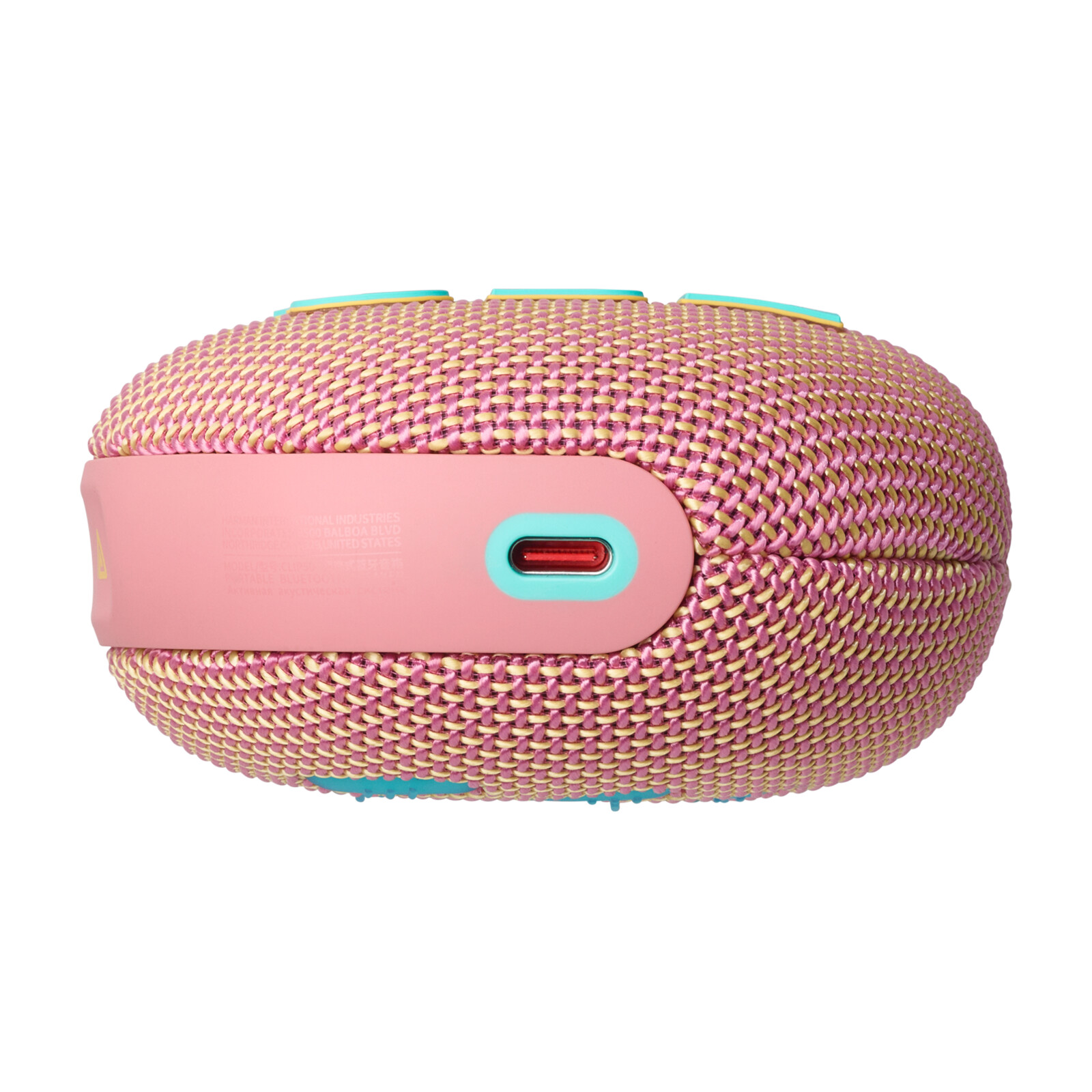 JBL Clip5 Bluetooth Lautsprecher mit Karabinerhaken pink