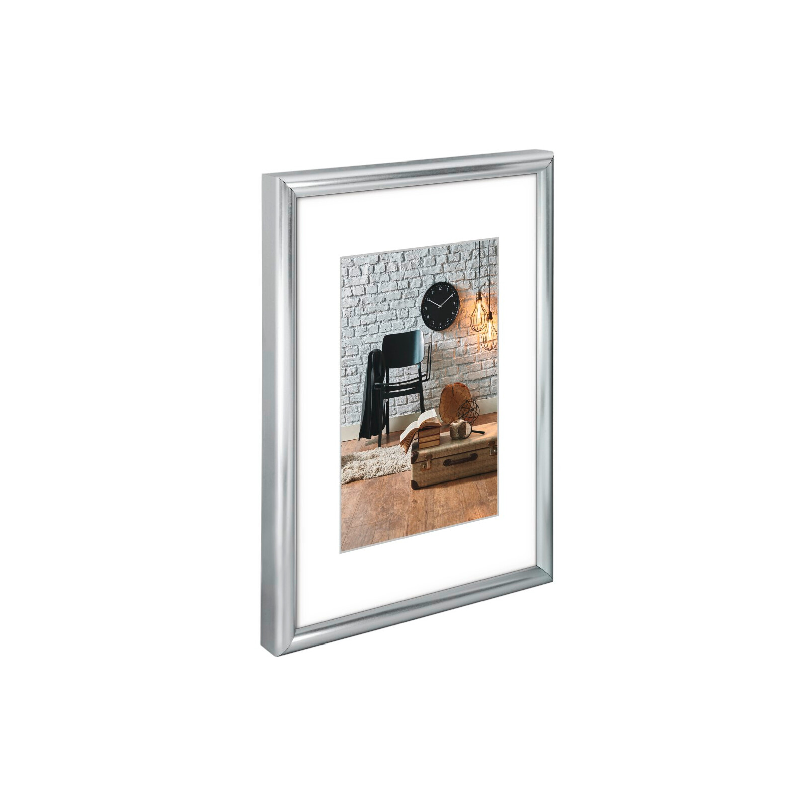 Hama 66436 Rahmen Kunststoff Sevilla 30x45 Silber Matt 