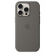 Apple iPhone 16 Pro Silikon Case mit Magsafe stone gray 
