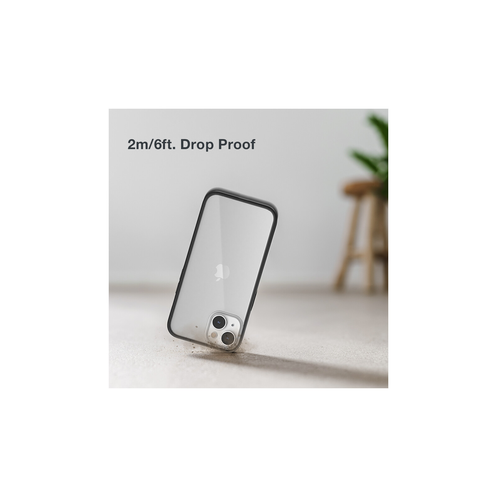 Woodcessories Clear Case iPhone 14 schwarz