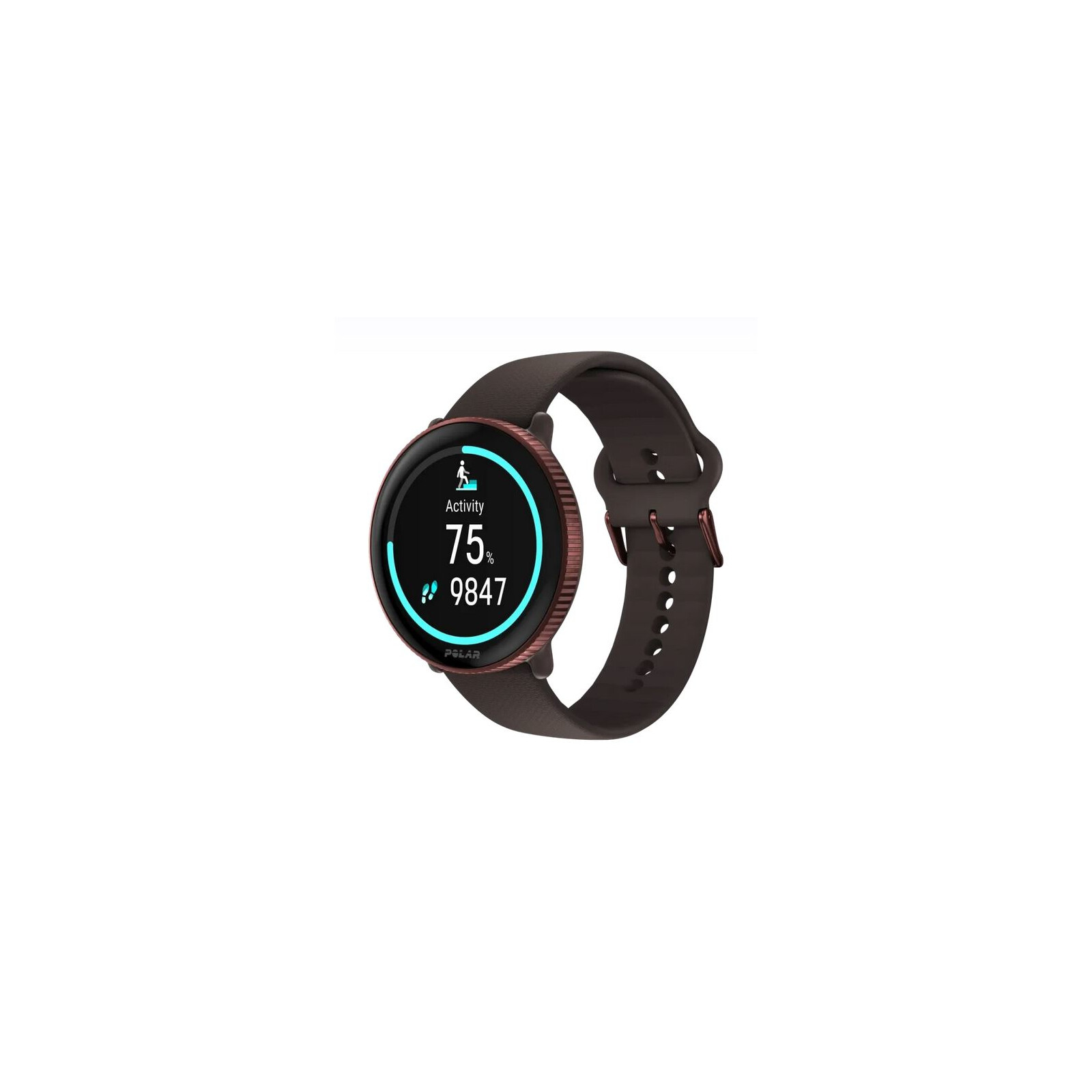 Polar Ignite 3 Titan bronze mit Lederarmband