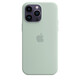 Apple iPhone 14 Pro Max Silikon Case mit MagSafe agavengrün