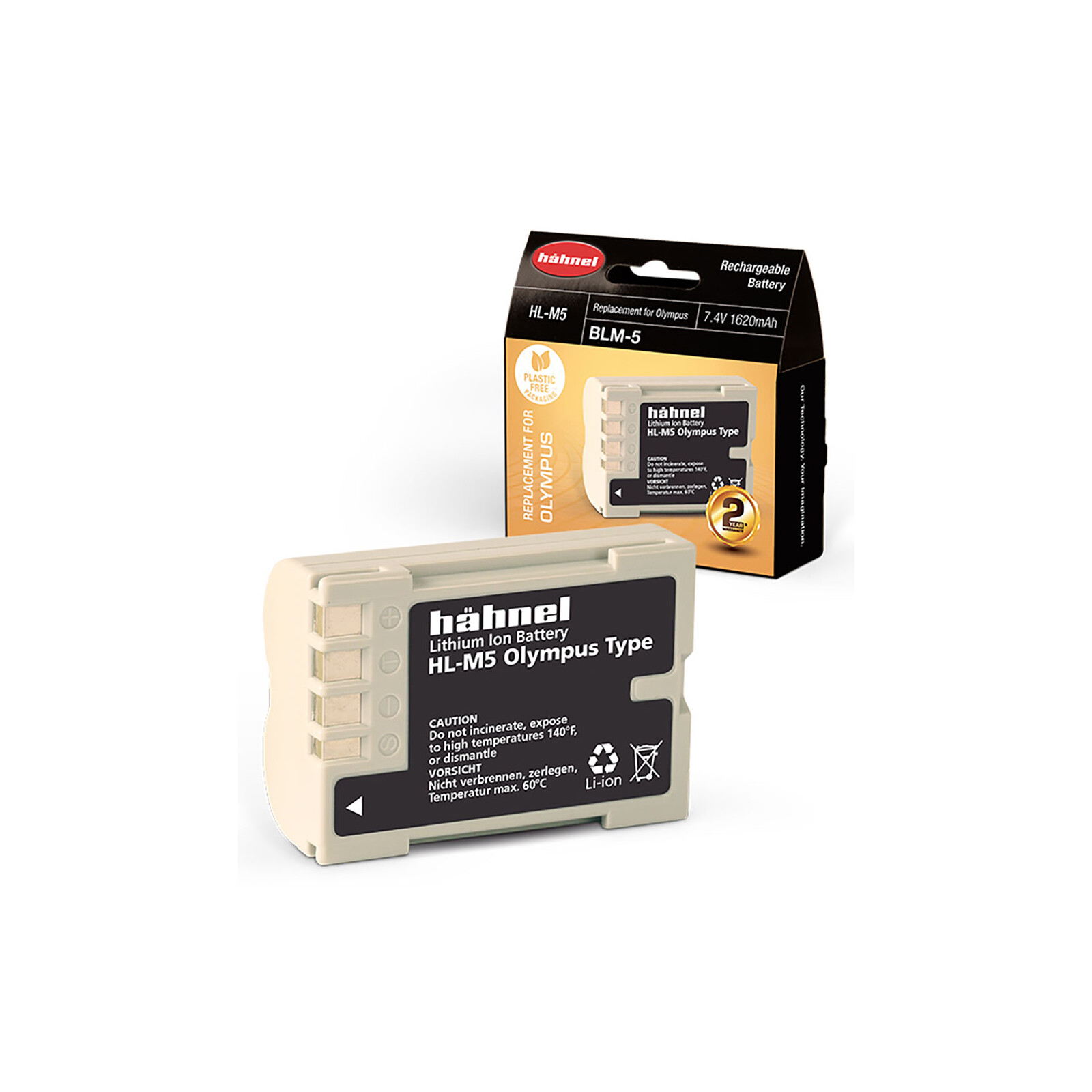 Hähnel Olympus BLM-5 Akku