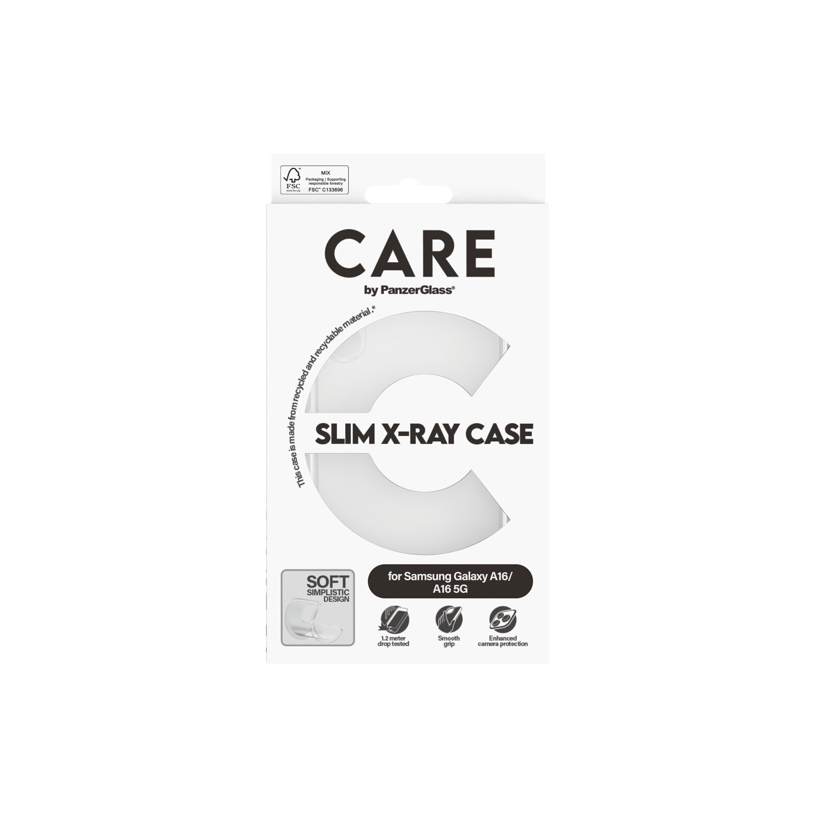 Care Back Cover Fashionable Samsung Galaxy A16 clear