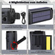 Felixx Outdoor FM/AM Radio Solar mit LED 4500mAh schwarz