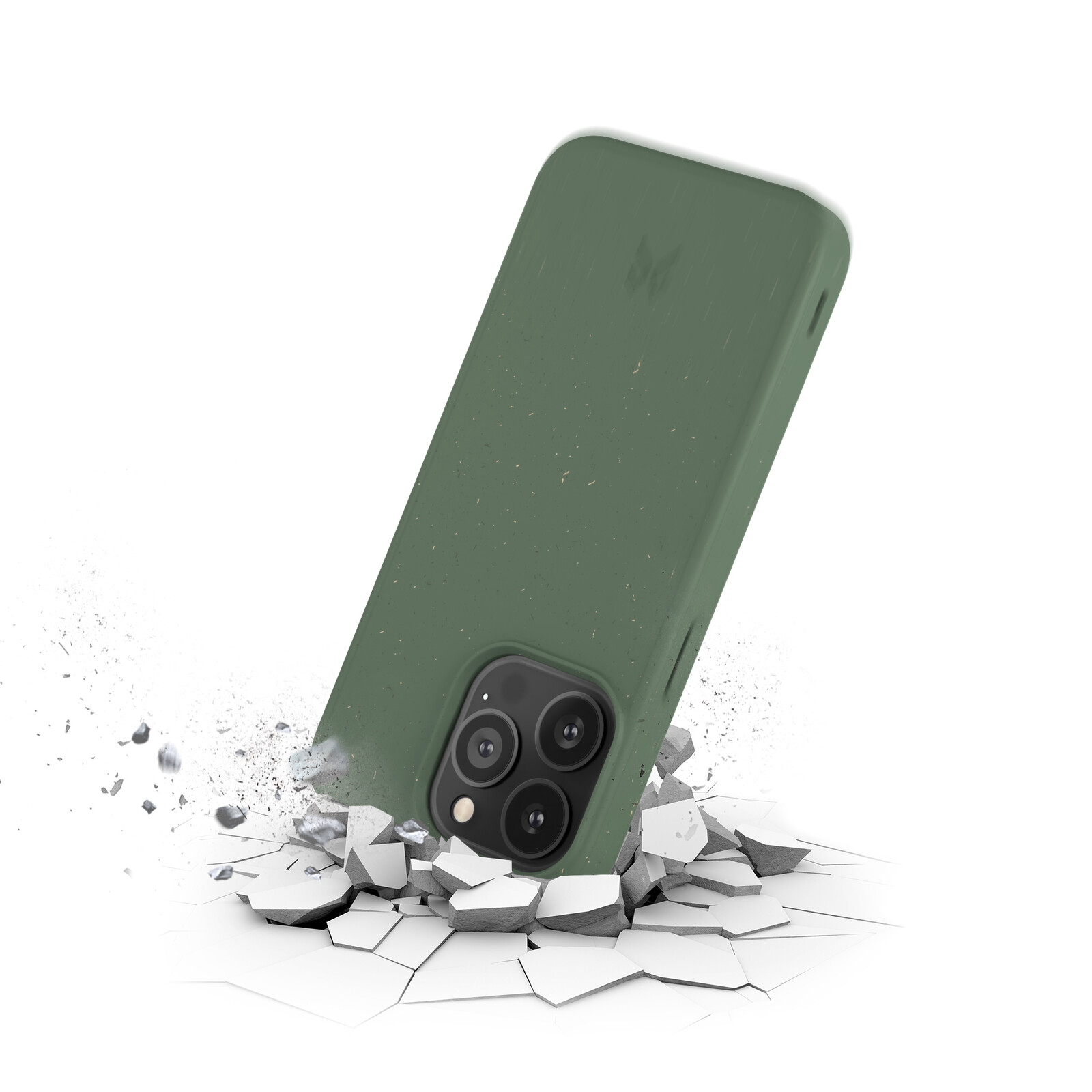 Woodcessories Bio Case antimikrobiell iPhone 13 Pro gr&uuml;n