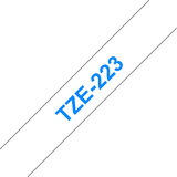 Brother TZE-223 Band weiß/blau 9mm Brother TZE-223 Band weiß/blau 9mm