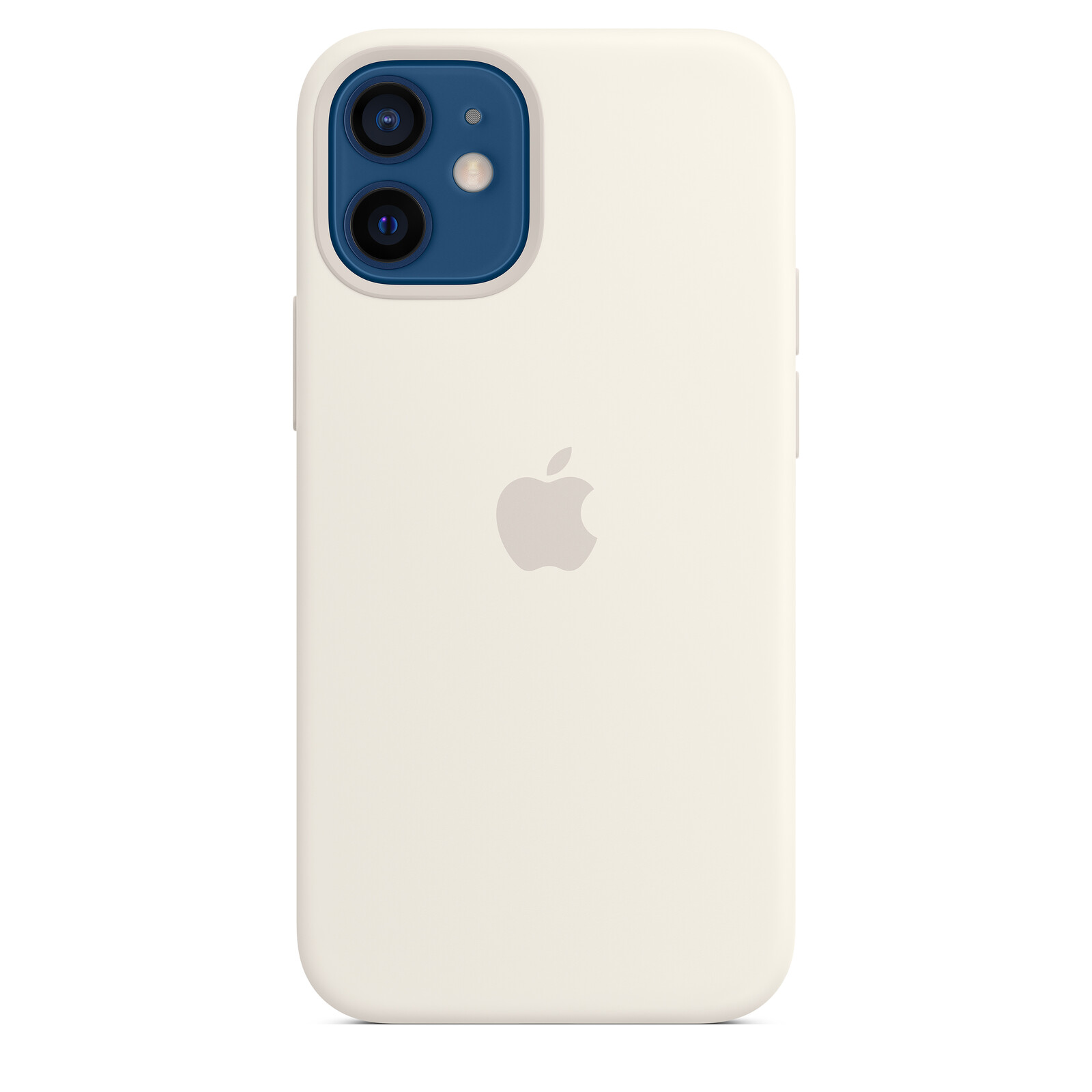 Apple iPhone 12 mini Silikon Case mit MagSafe weiß