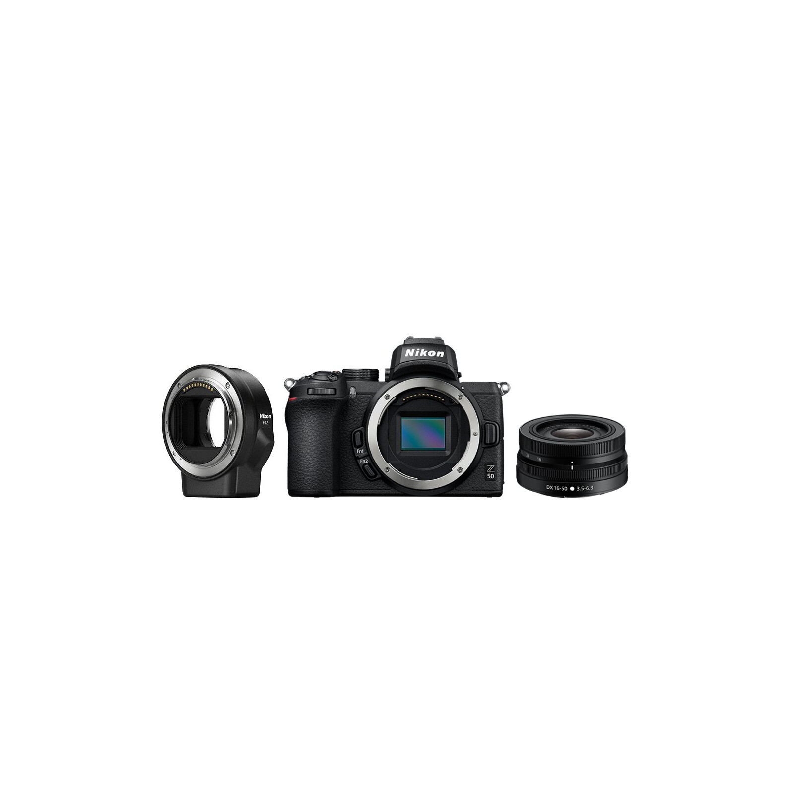 Nikon Z 50 + DX 16-50/3,5-6,3 VR + FTZ Adapter