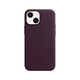 Apple iPhone 13 mini Leder Case mit MagSafe kirschrot