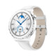 Huawei Watch GT 3 Pro 43mm white ceramic silver bezel