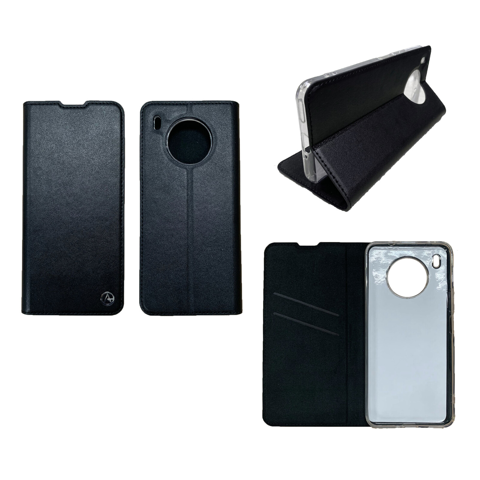 Axxtra Book Tasche Nappa Huawei Nova 8i schwarz