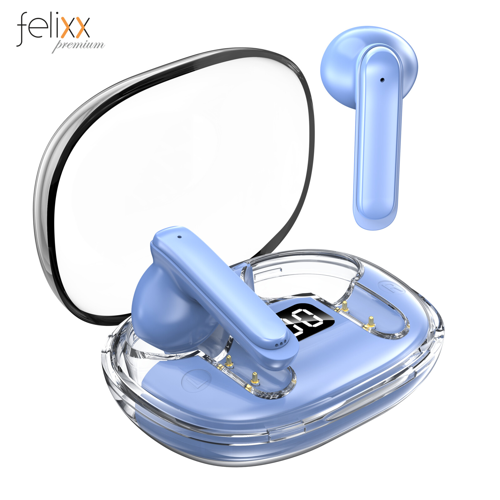 Felixx Aero Ghost Bluetooth True Wireless Headset blue