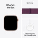 Apple Watch S10 LTE 42mm rose gold Alu Case + plum Loop 