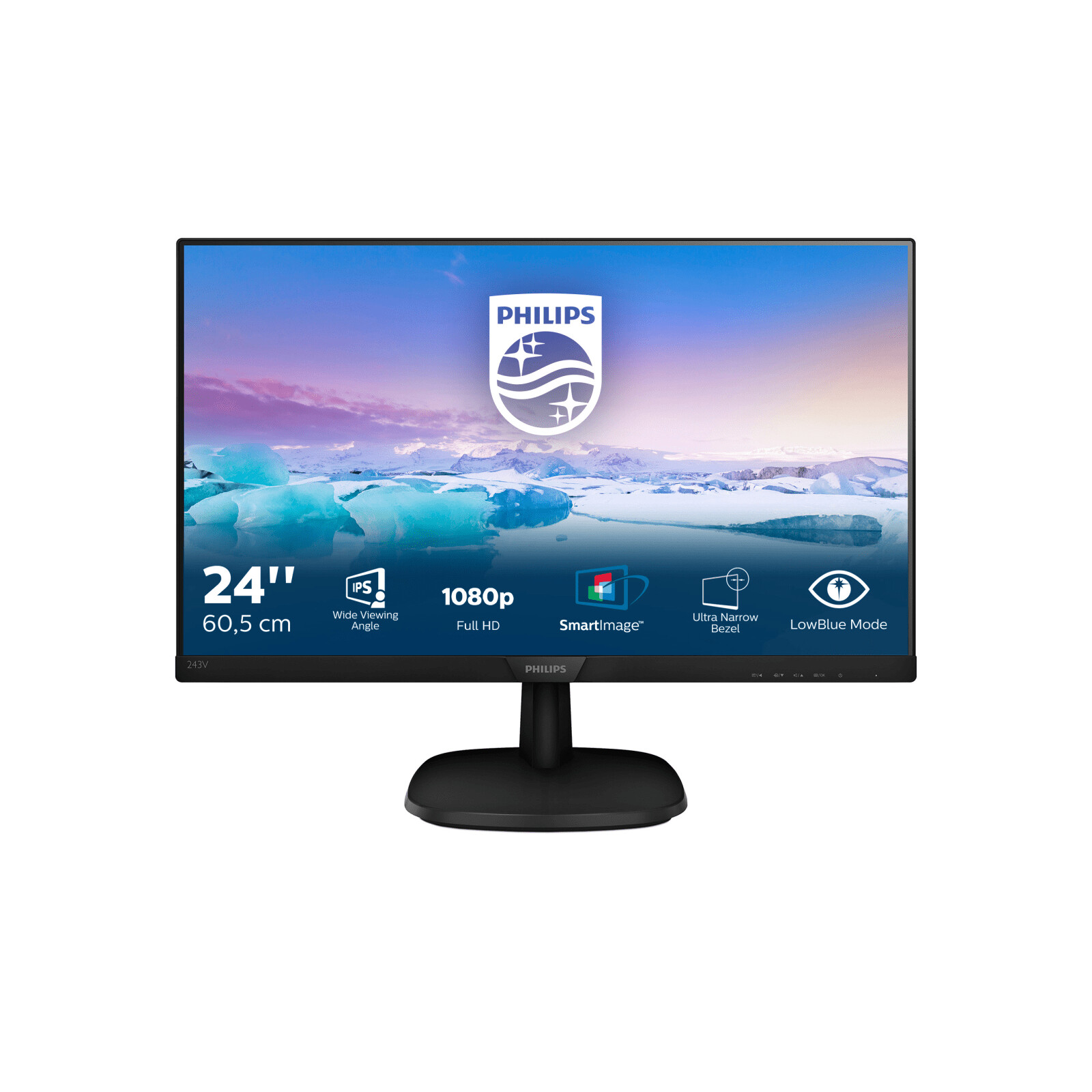 Philips Monitor 243V7QJABF 23,8" FHD Monitor