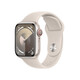 Apple Watch S9 GPS+Cellular Alu 41mm Sportb. S/M polarstern