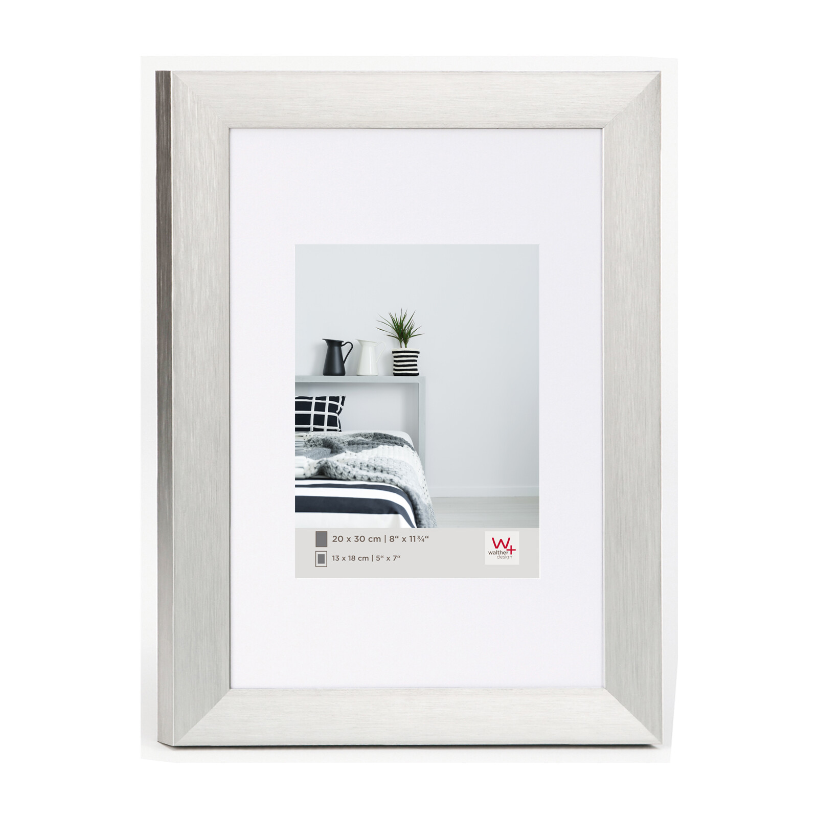 Aluline 20x30 Metall silber