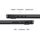 Apple MacBook Pro 14"/M4/10CPU/10GPU/24GB/1TB/space schwarz
