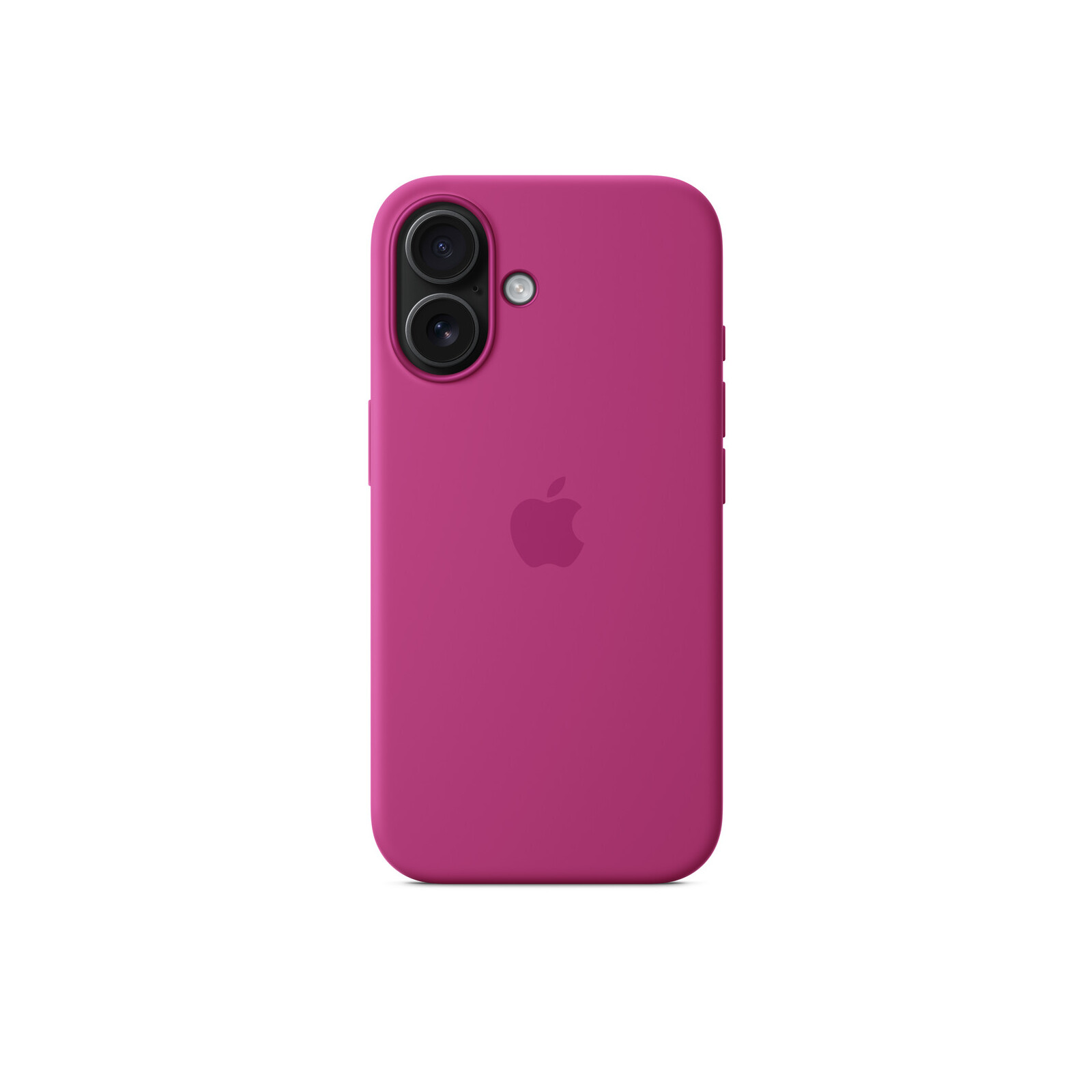  Apple iPhone 16 Silikon Case mit Magsafe fuchsia 