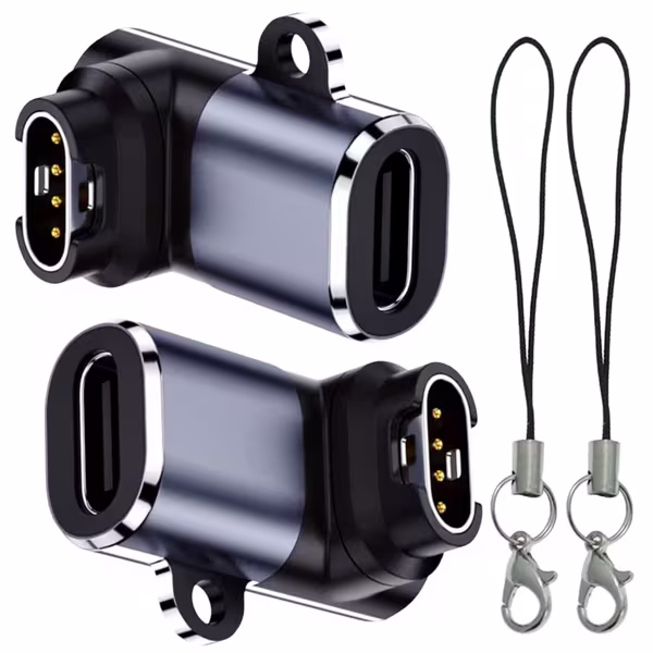 felixx Lade- Adapter DOPPELPACK Garmin zu USB Typ-C 