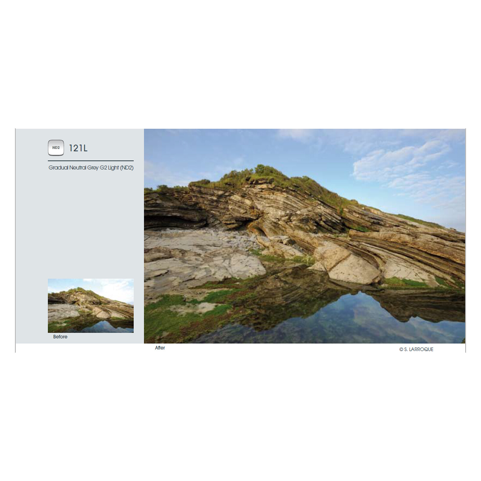 Cokin Z121L Grau Verlauf ND 2