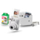 Fujifilm Instax Mini 12 Weiß + Cullmann Rio Fit 120 weiss + Fujifilm Glossy 20 Aufnahmen