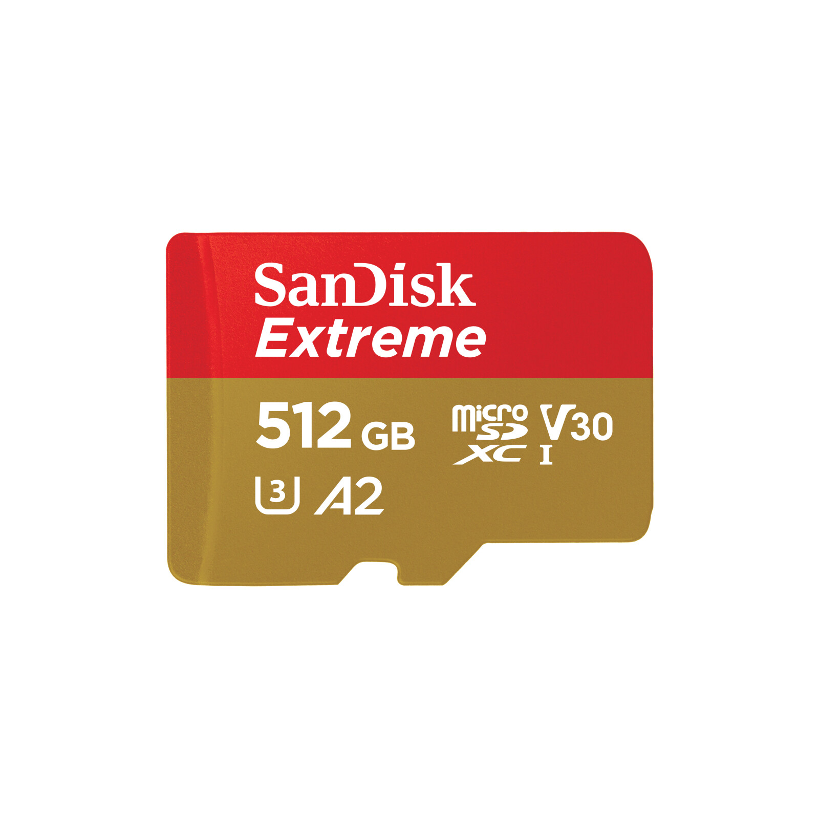 SanDisk mSDXC 512GB Extreme A2 V30 190MB/sek + Adapter