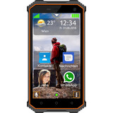 Beafon X5 schwarz/orange Outdoor-Smartphone Beafon X5 schwarz/orange Outdoor-Smartphone