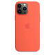 Apple iPhone 13 Pro Max Back Cover Silikon nektarine