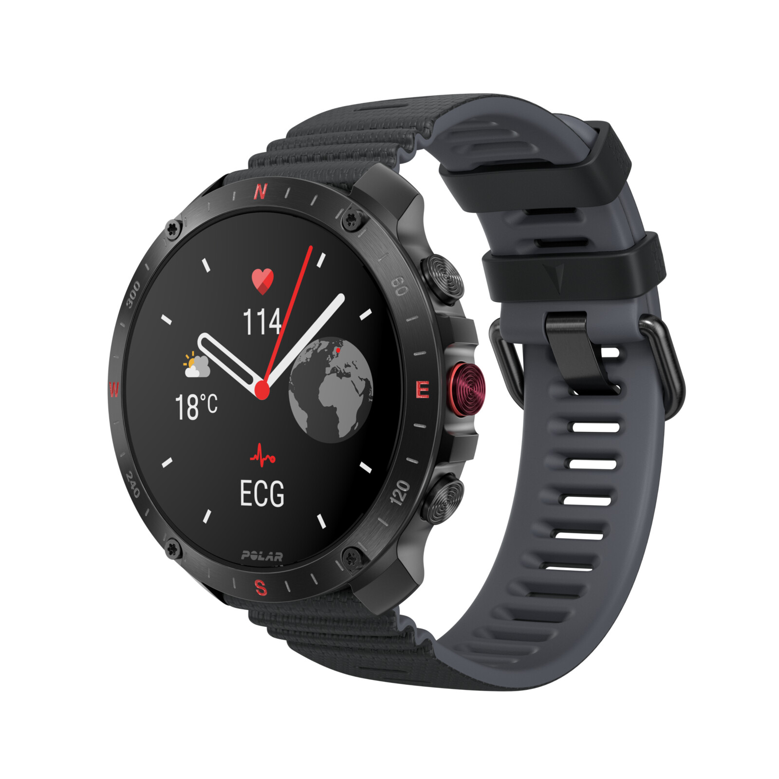 Polar Grit X2 Pro schwarz S/L