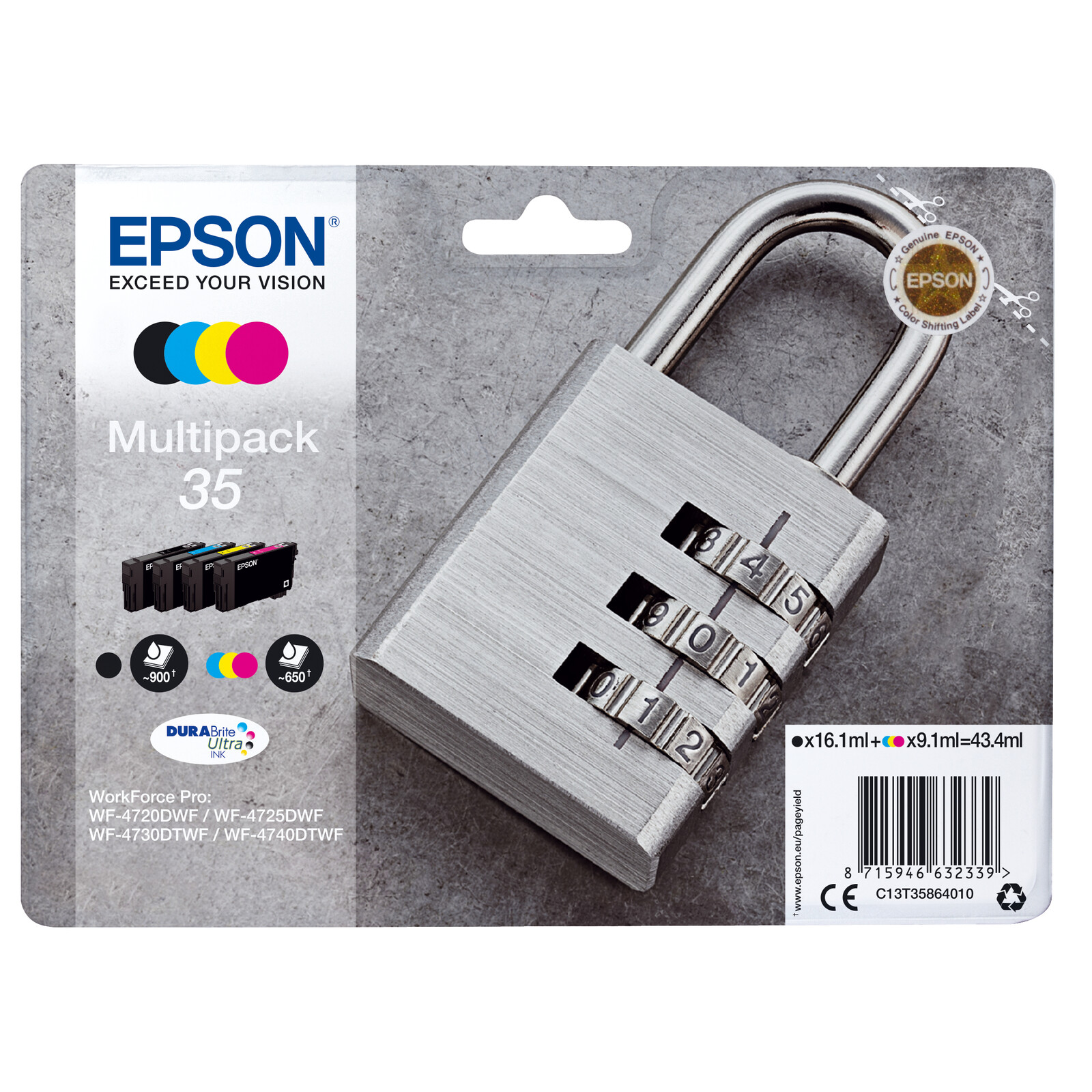 Epson 35 T3586 Tinte Multipack
