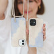 Woodcessories Change Case für iPhone 14 beige/blau