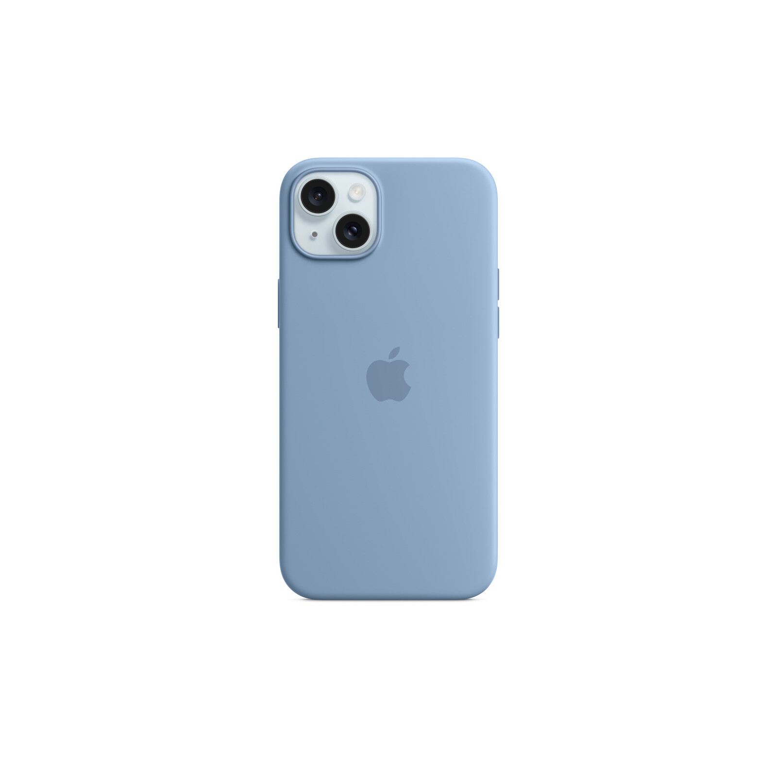 Apple iPhone 15 Plus Silikon Case mit MagSafe winter blue