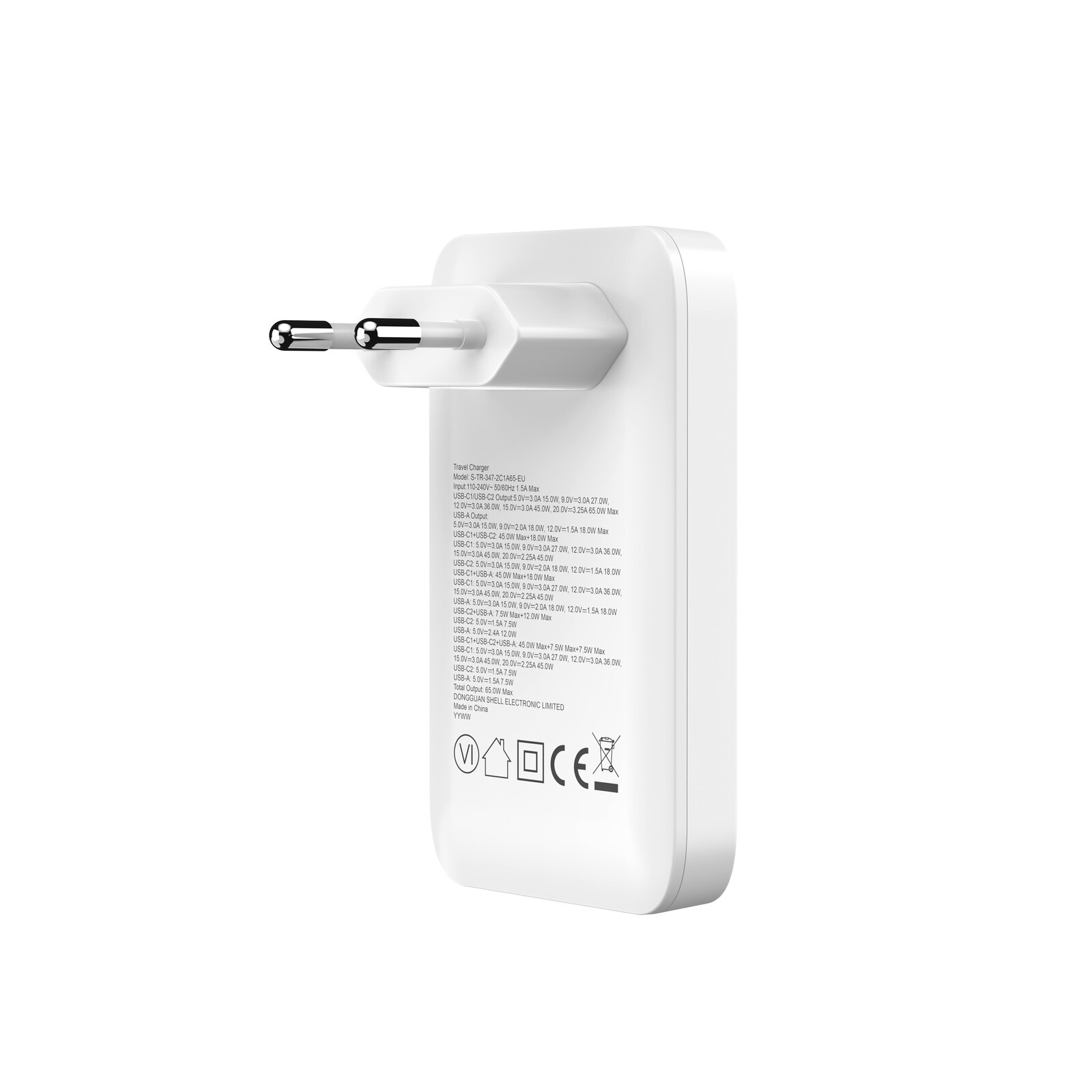 Felixx Premium Reiselader 65W USB-C/USB-A inkl. Kabel