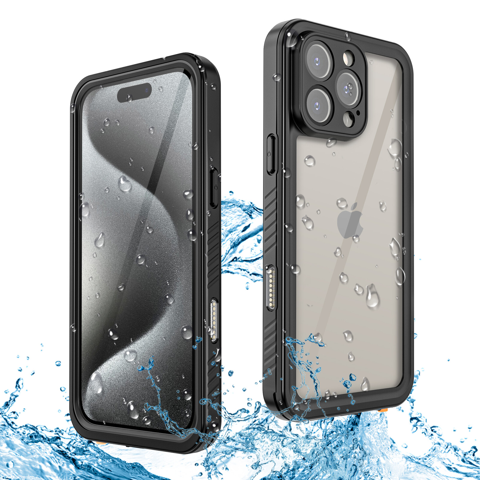 felixx IP68 Waterproof case Black - Apple iPhone 16 Pro Max