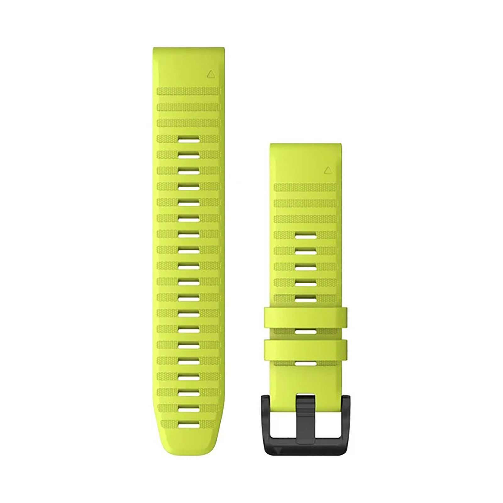 Garmin Quickfit Band 22mm Silikon leuchtgelb schwarz
