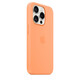 Apple iPhone 15 Pro Silikon Case mit MagSafe orange sorbet