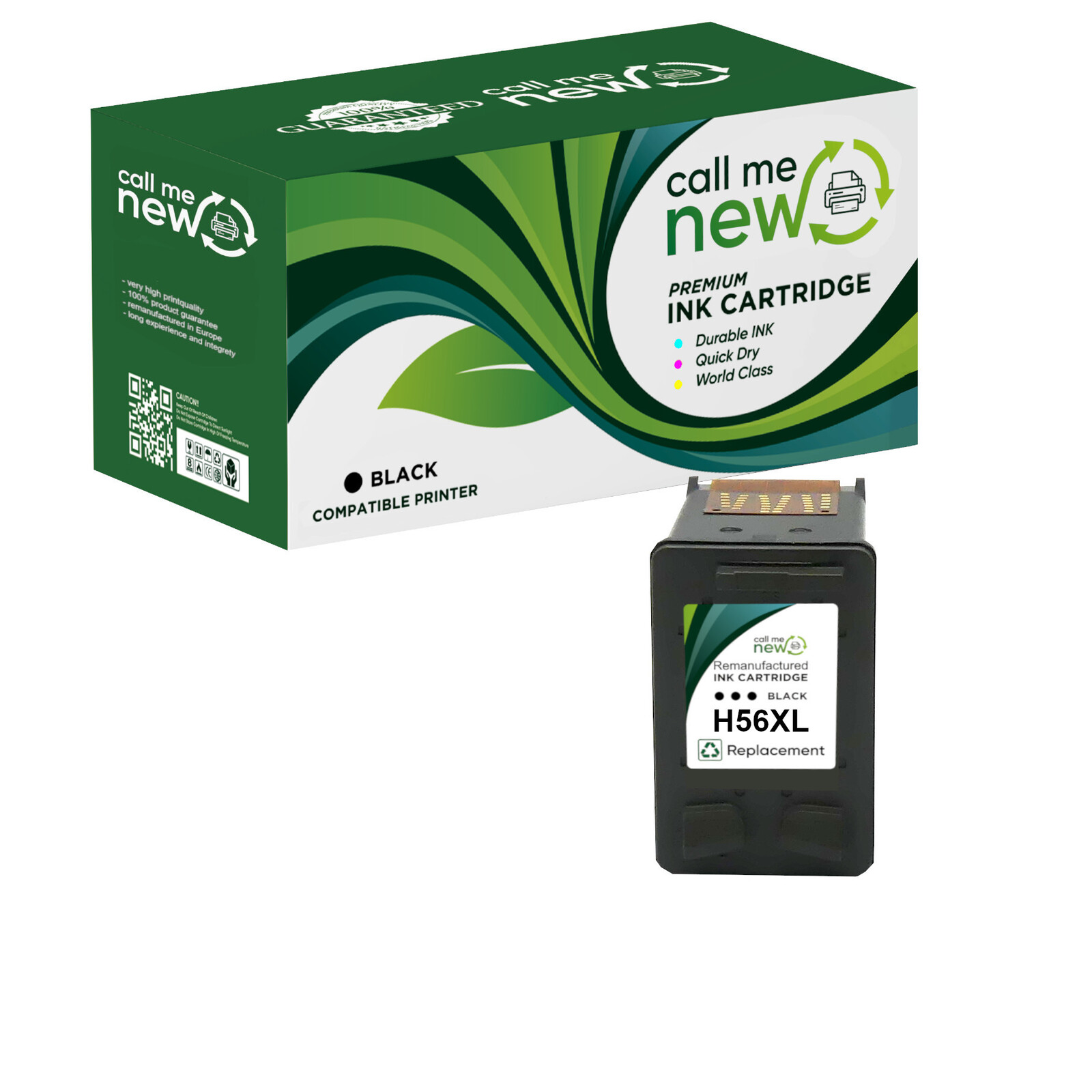 CMN aufber. Tintenpatrone für HP 56 schwarz
