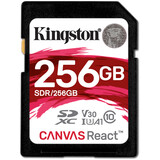 Kingston SDXC 256GB Canvas React 100MBs Doppelpack Kingston SDXC 256GB Canvas React 100MBs Doppelpack