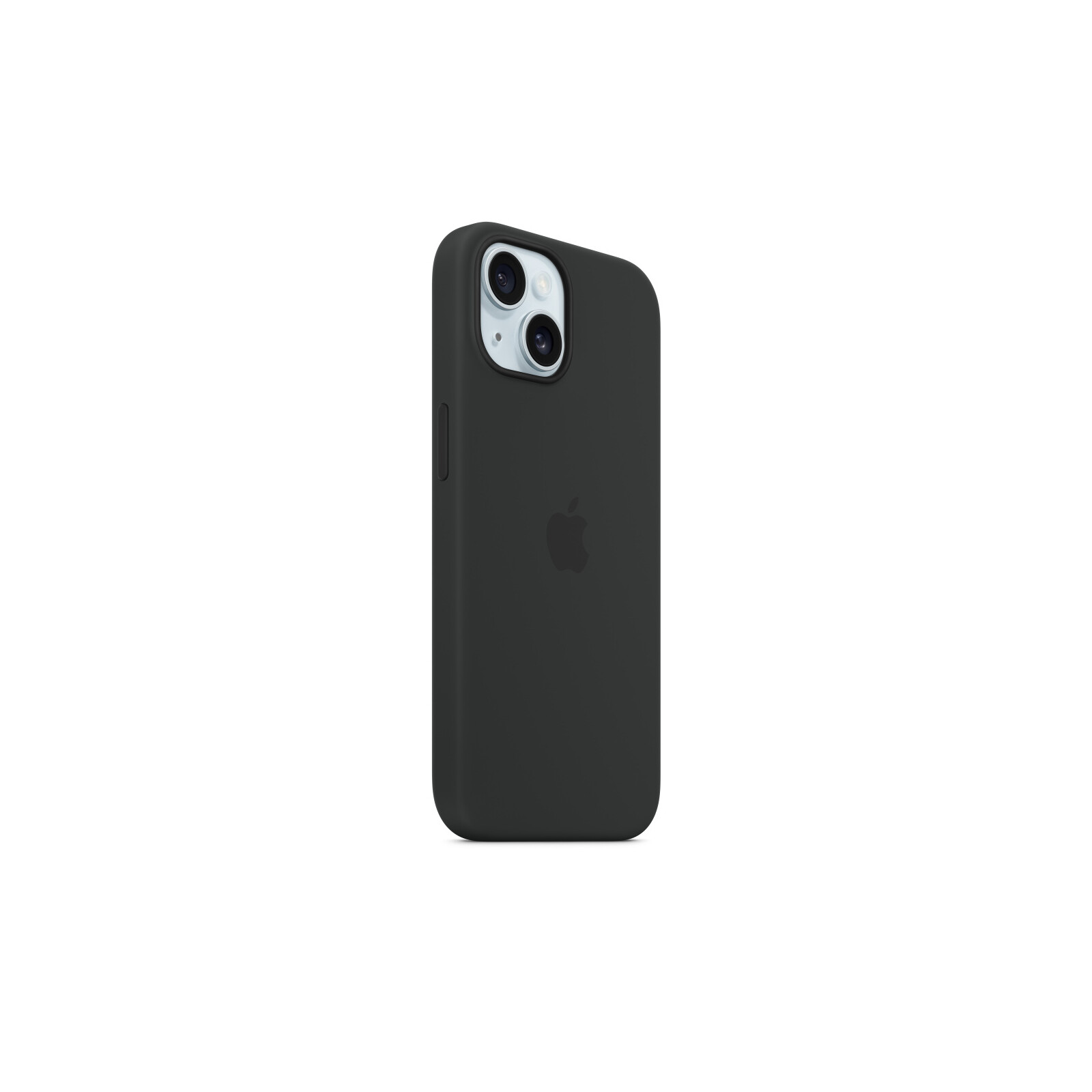 Apple iPhone 15 Silikon Case mit MagSafe black
