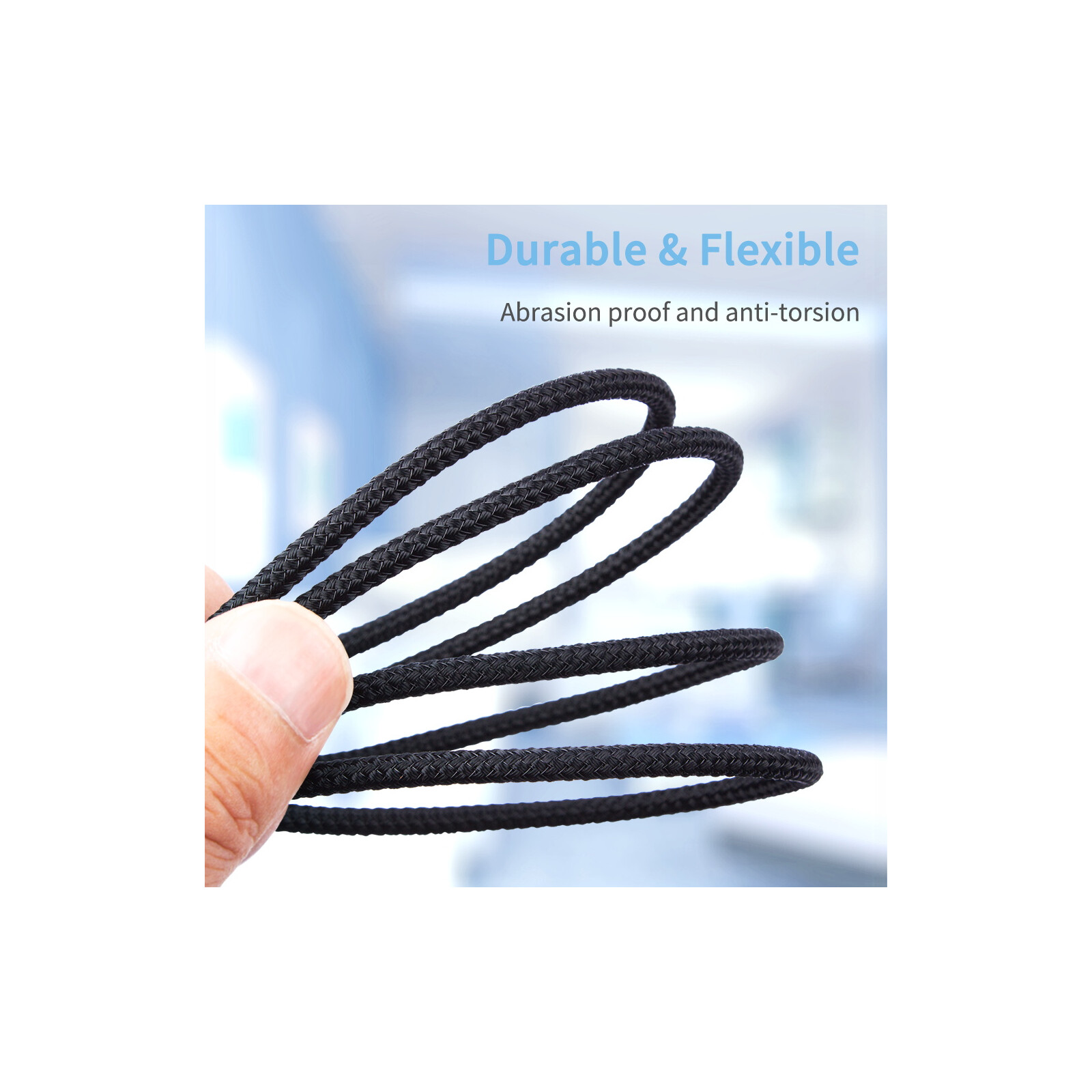 Felixx Premium PD Nylon USB-C Fast Charge Kabel 240cm