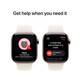 Apple Watch S10 LTE 42mm gold Titanium Case + starlight S/M