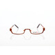 Vienna Design UN 453 03 Lesebrille Halbrand Metall