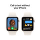 Apple Watch SE LTE 44mm starlight Alu Case + Band S/M